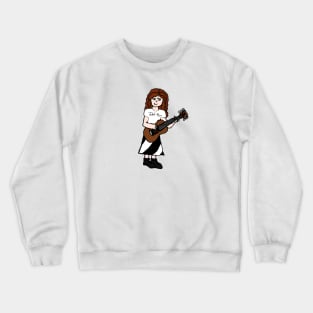 Kid With an Acoustic Axe Crewneck Sweatshirt